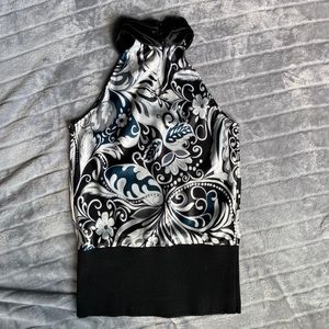 Studio Y, Sleeveless, Button Neck Blouse, Size L